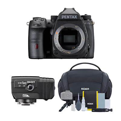 Pentax K 3 Mark III Monochrome CameraBody Bundle with OGPS2 GPS
