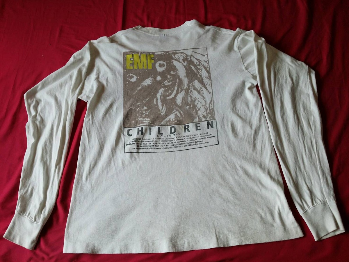 1992年 UKロックバンド EMF ツアーTシャツ 1992年 UKロックバンド EMF