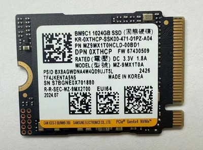 SAMSUNG BM9C1 1TB 1024GB SSD PCIe 4x4 2230 NvMe | eBay