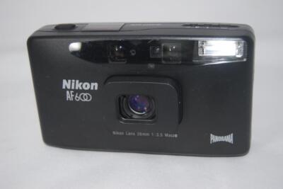 Nikon AF600 Panorama Black 35mm Point & Shoot Film Camera | eBay