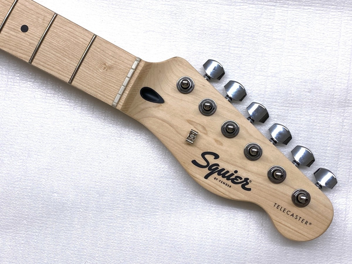 Genuine Fender Squier TELE NECK w/ TUNING KEYS Maple Telecaster