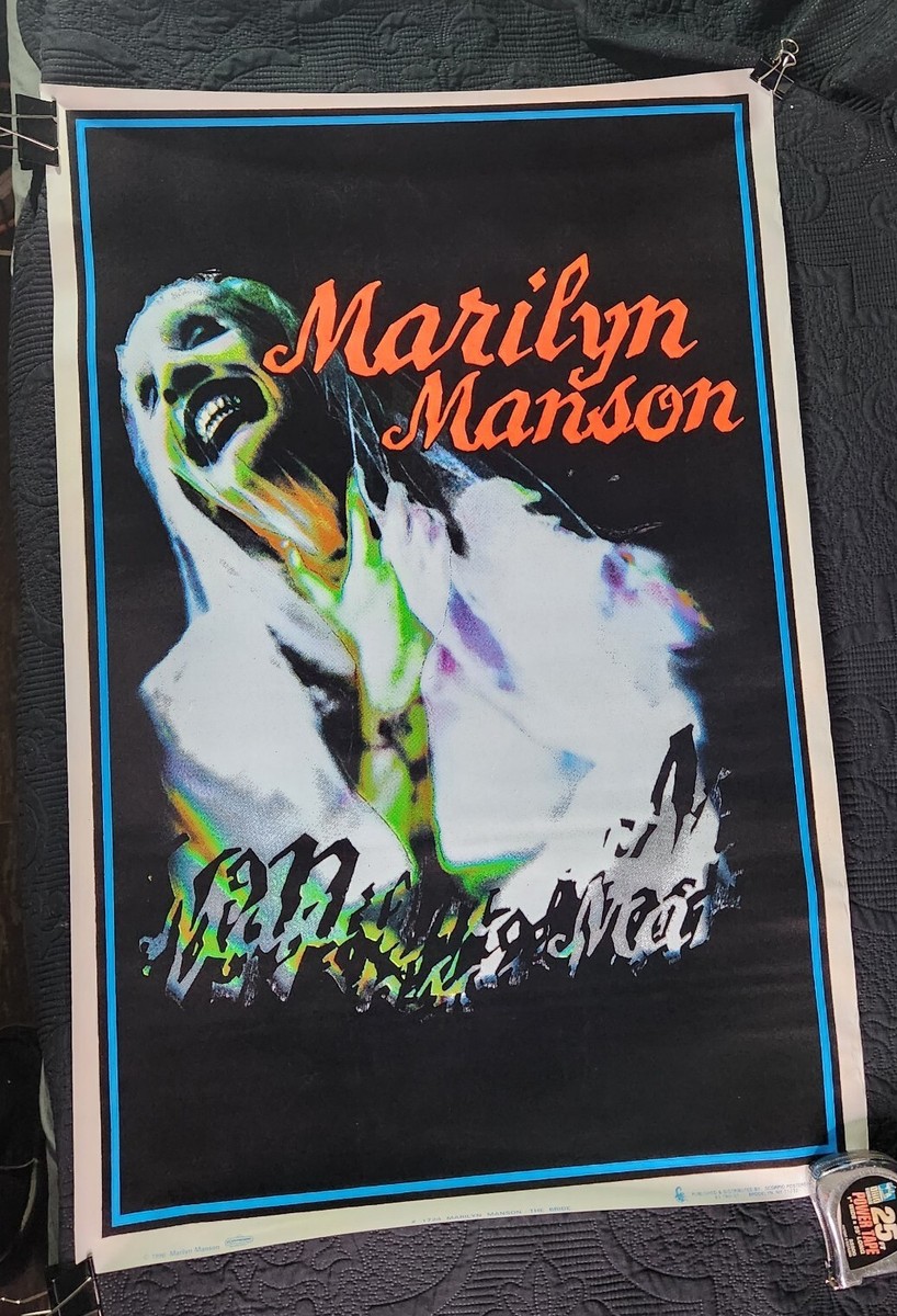 90s vintage poster「MARILYN MANSON」 Marilyn Manson Original Rock