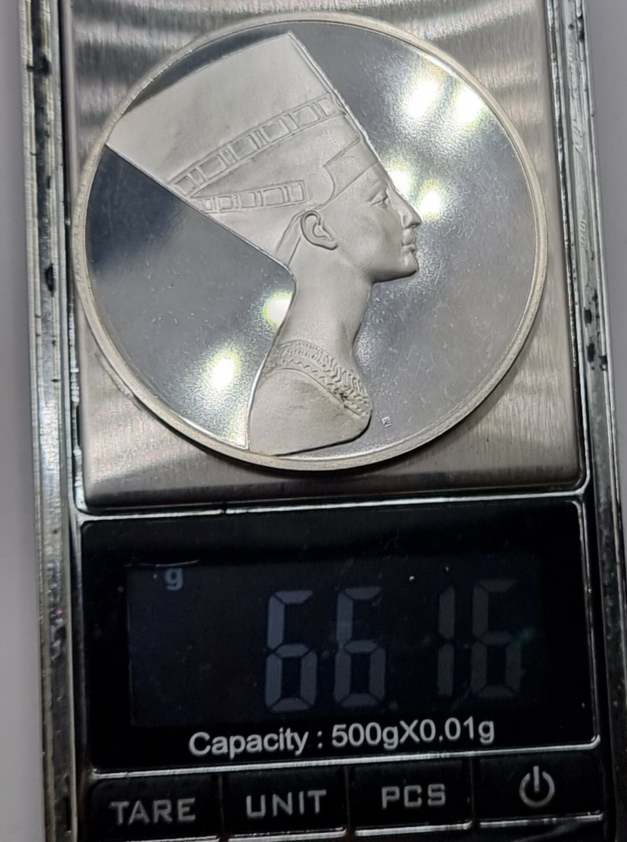 Franklin Mint フランスの銀貨 La Reine Néfertiti Franklin Mint
