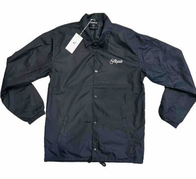New STAPLE PIGEON Jacket Men's Medium Casual Black Windbreaker