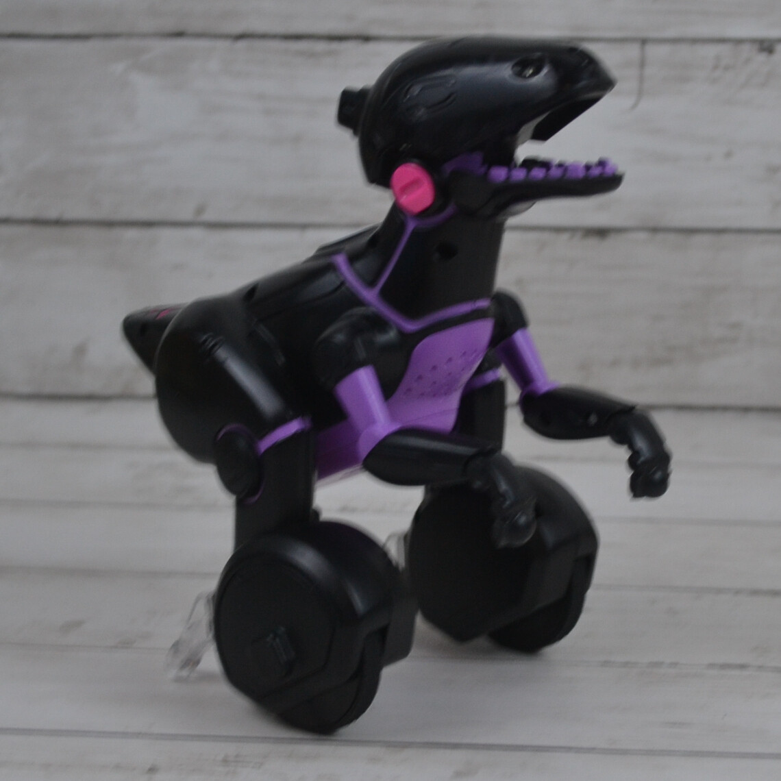 Purple Black MiPosaur Robotic Dino Toy w/ Track Ball Dinosaur