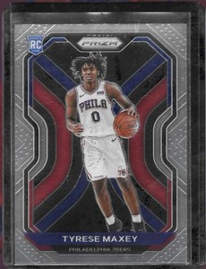 NBA カード2020ドラフトピックプリズムタイラーマキシーサインカード