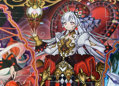 WVICM M∀LICE Q HEARTS OF CRYPTER RED RANSOM Playmat TCG CCG Pad