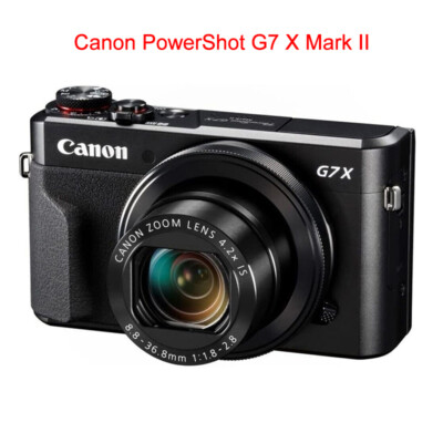 Canon PowerShot G7X Mark II Compact Digital Camera Touch Screen