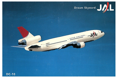 JAPAN AIR LINEDC10ポストカード