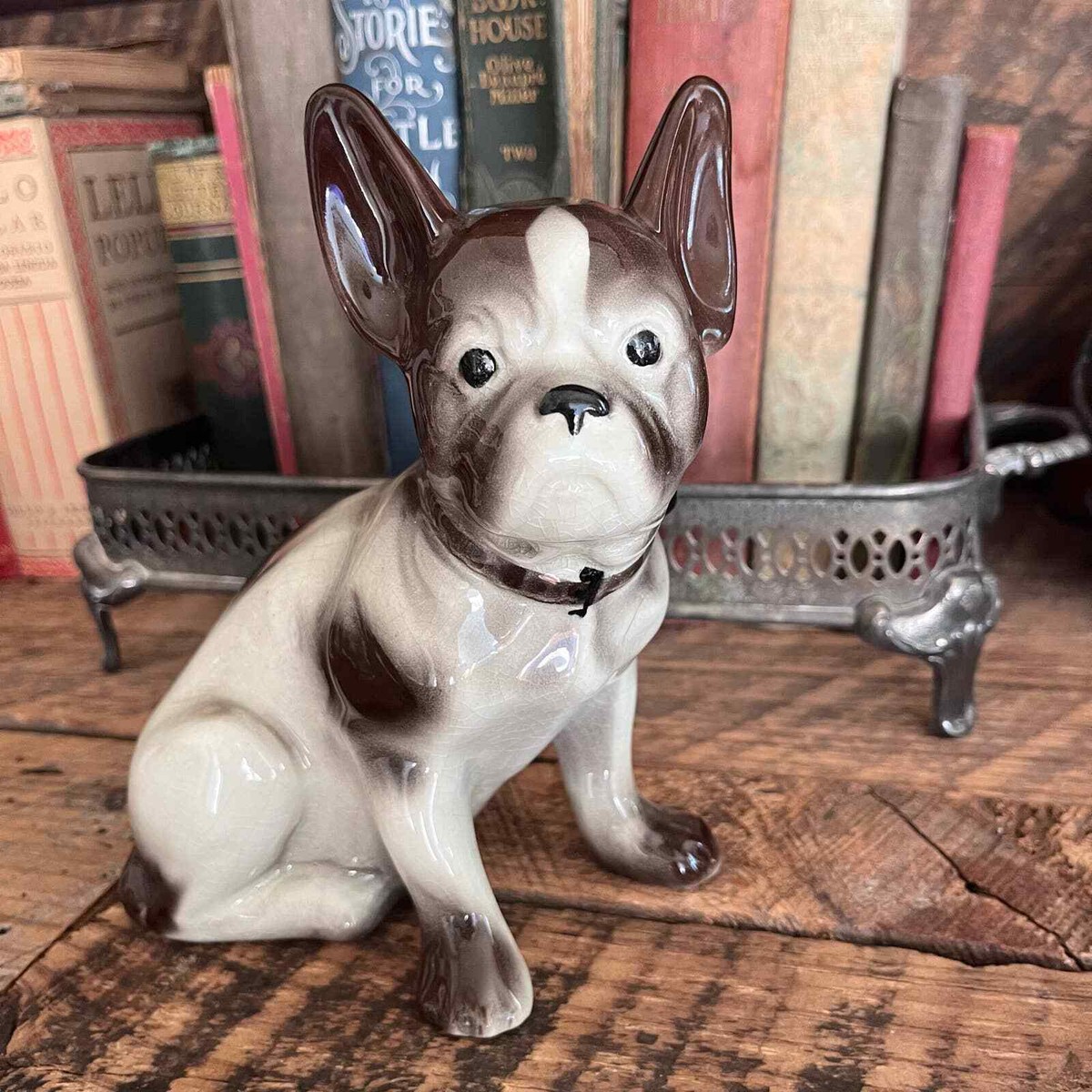 Vintage chalkware Bulldog お 手頃 価格