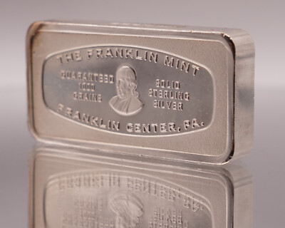 1970 First Citizens Bank South Carolina Franklin Mint 2oz Silver