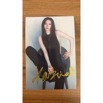 aespa カリナ サイン入りフリスビー everlineサイン/カリナ①)aespa