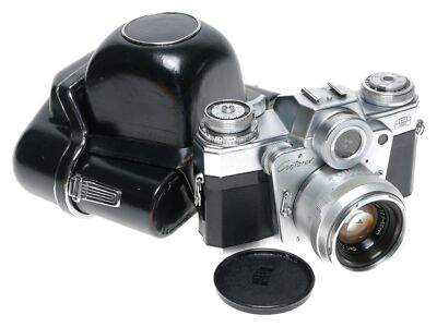 Zeiss Ikon Contarex Bullseye SLR Camera Planar 1:2 f=50mm Lens | eBay