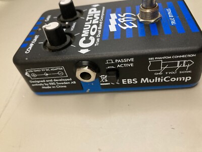 EBS MultiComp True Dual Band Compressor Bass Effect Pedal Tested