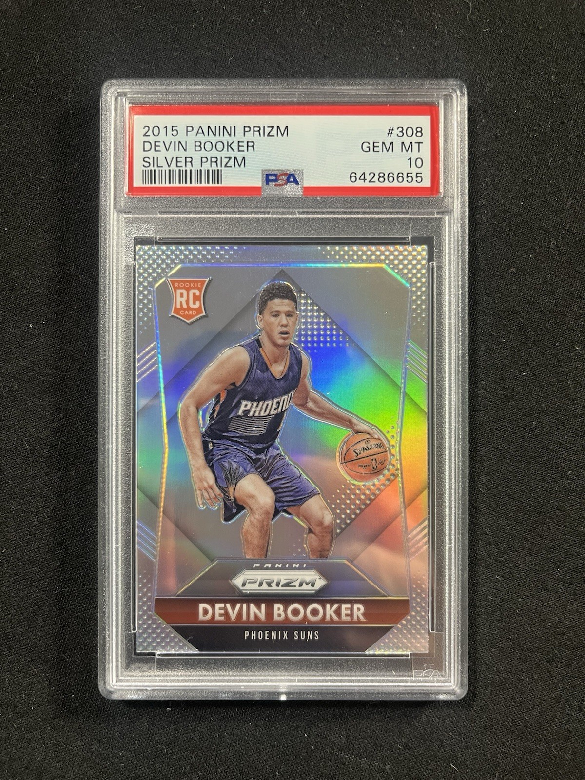 その他 Devin Booker Prizm silver RC PSA9 NBA Devin Booker Prizm RC