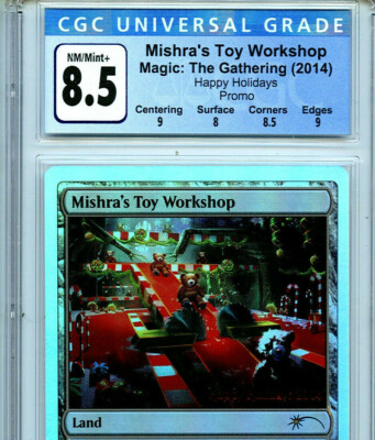 MTG Mishra's Toy Workshop CGC 8.5 NM/MT+ 2014 Promo Magic card