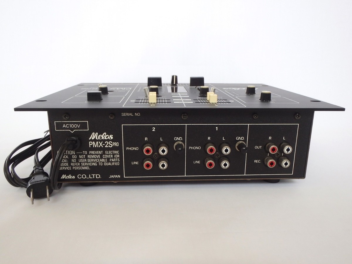 Melos PMX-2R(S) Pro Professional Audio Mixer DJ Battle Mixer DMC