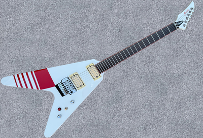 ハウバー ブラインド ブレイル ギター Firefly FFVX Electric Guitar V