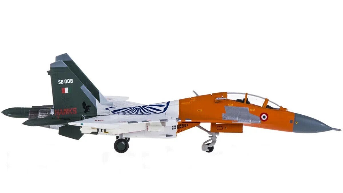 1:200 Hogan IAF Sukhoi Su-30MK-I HAWKS Military Airplane Diecast