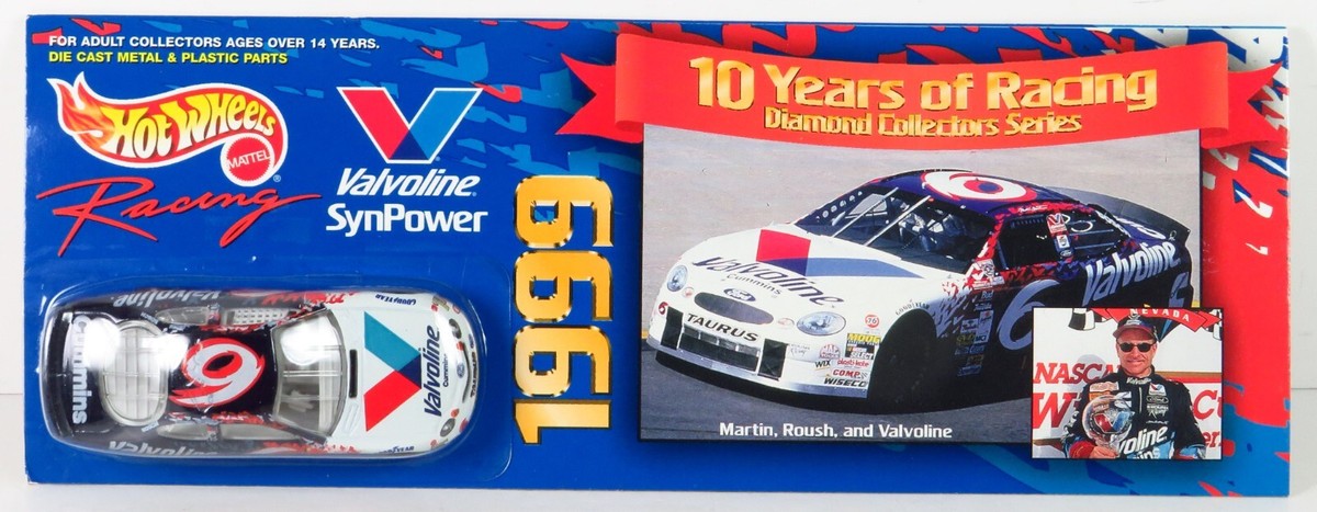 Hot Wheels Racing Nascar 1999 Mark Martin #6 Roush Valvoline Ford