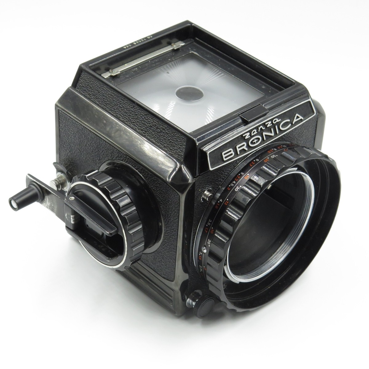 Zenza Bronica S2A Black 6x6 120 Film Camera with Nikkor-P 75/2.8