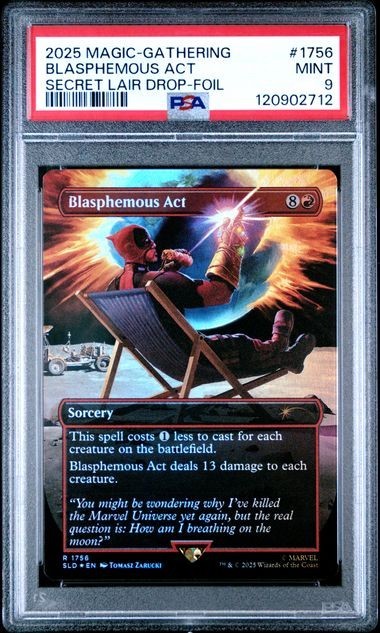 DEADPOOL - RAINBOW FOIL MTG Marvel Secret Lair Complete Set x6 PSA