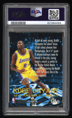 1996 SKYBOX E-X2000 STAR DATE 2000 #3 KOBE BRYANT PSA 9 ROOKIE