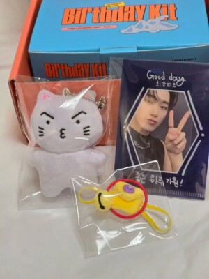 ATEEZ San 2023 Birthday Kit Mood Light Doll Keyring Photocard Set