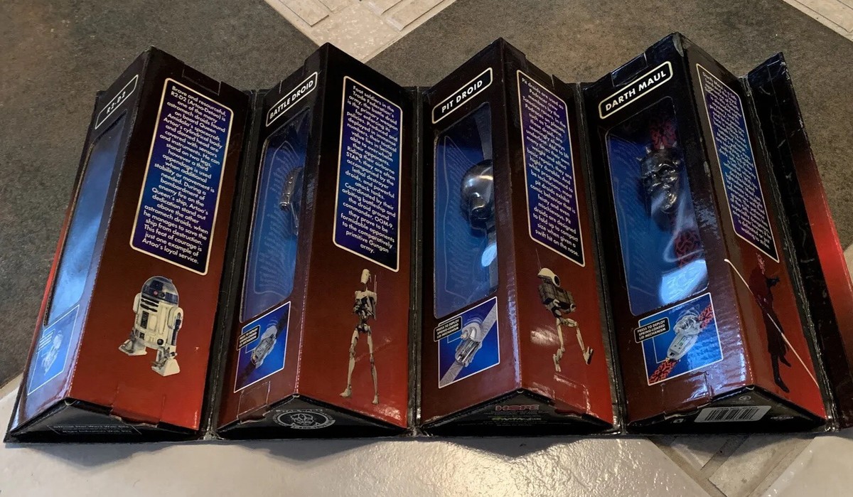 Star Wars 1999 Episode 1 Die-cast Watch Collection of 4 Watches