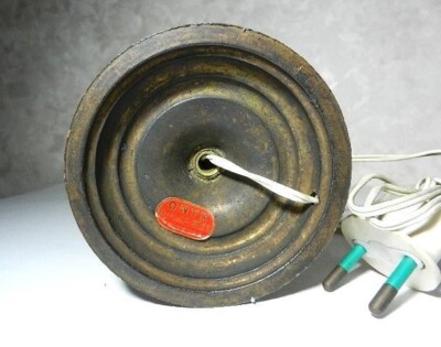 Antique ONYX By Prof. G.BESSI VOLTERRA Electric Oil Lamp Antique