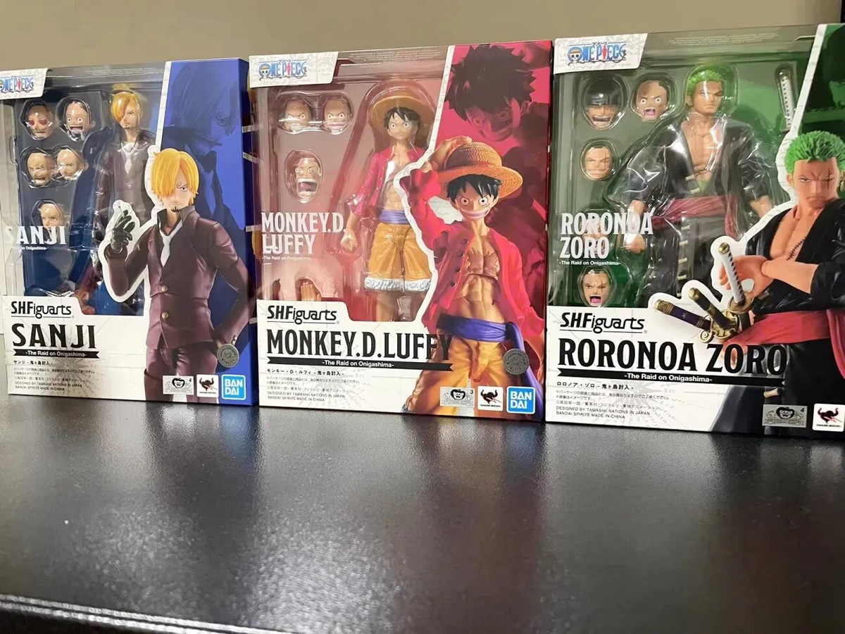 S.H.Figuarts ONE PIECE MONKEY・D・LUFFY RORONOA・ZORO SANJI Set Of