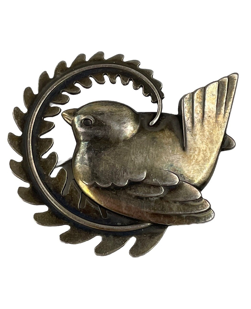 GEORG JENSEN 309 鳥 バード ブローチ O2410066