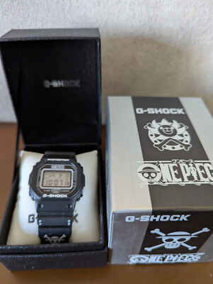 CASIO G-SHOCK One Piece DW-5600VT Black Collaboration Wristwatch