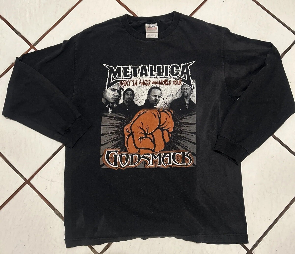 LLICA St Anger ツアーTシャツ Godsmack XL LLICA St Anger ツアーT