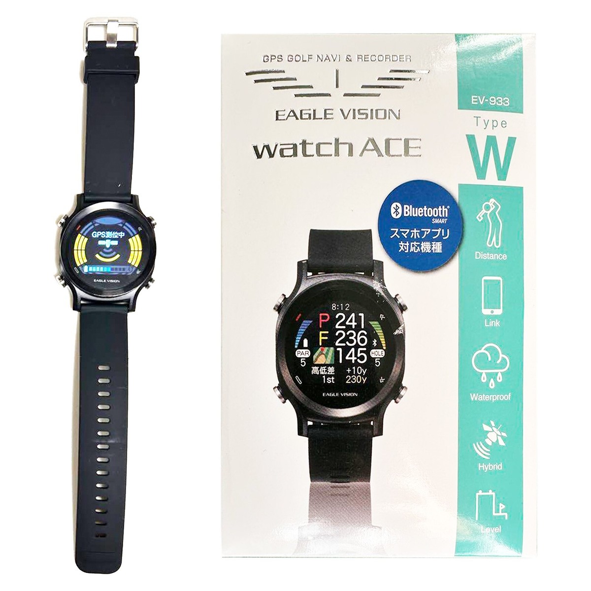 EAGLE VISION watch ACE GPS GOLF NAVI & RECORDER EV-933 Type W