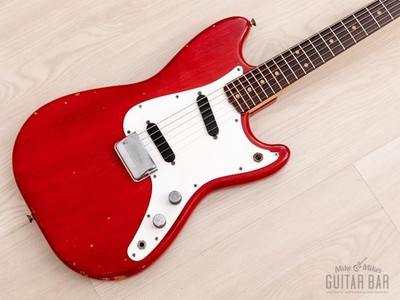 1963 Fender Duo Sonic Vintage Short Scale Guitar, 100% Original w