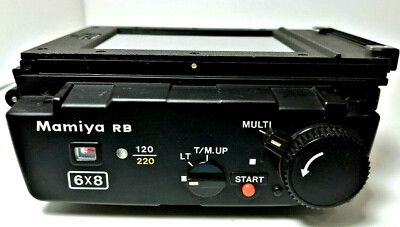 MAMIYA RB67 6x8 Motorized 120 220 Film Back Holder [ TOP MINT+++++