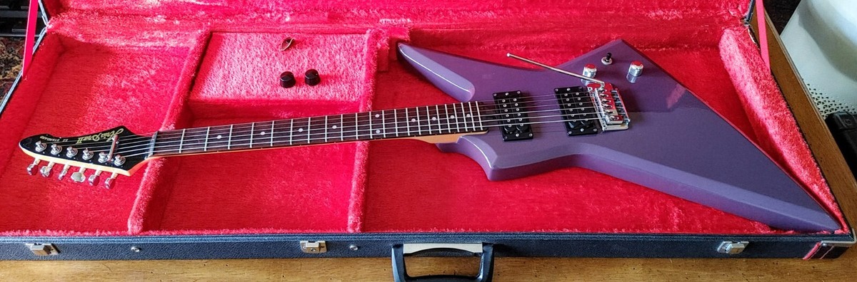 Aria Pro II ZZ Guitar 1985 (Japan) Dark Lavender All Original