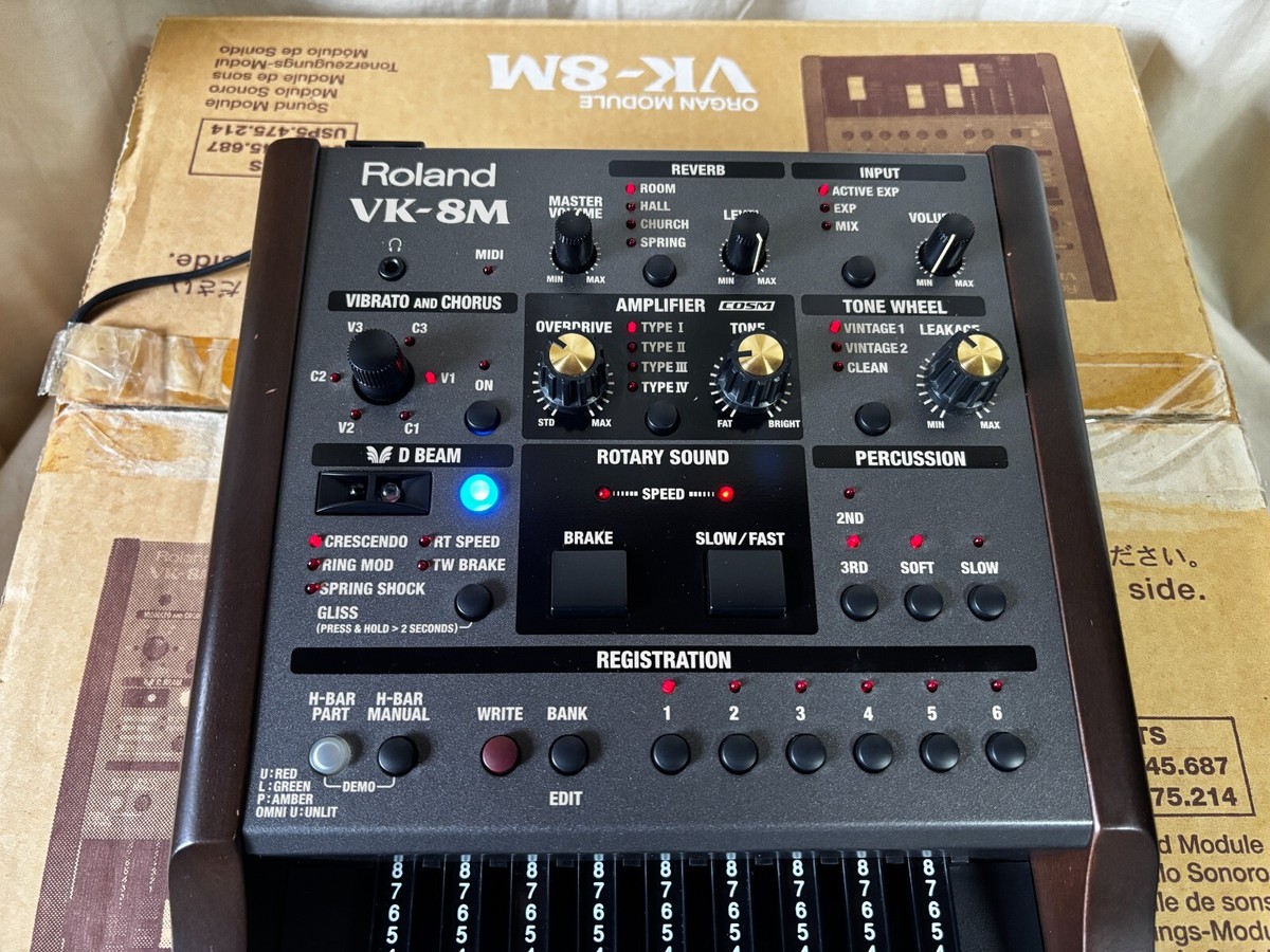 Roland VK-8M Organ Sound Module Virtual ToneWheel organ sound w