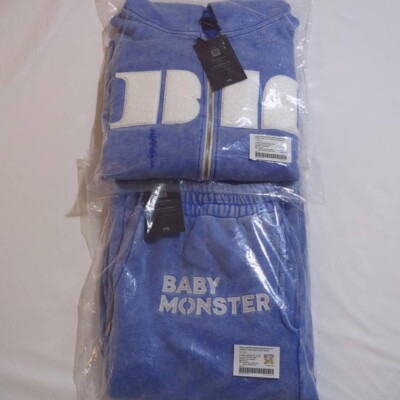 BABYMONSTER ベビモン Hello ソウルコン フーディー ブルー L