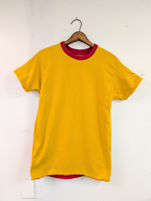 Vintage Champion Double Face T-Shirt Medium 80s Reversible