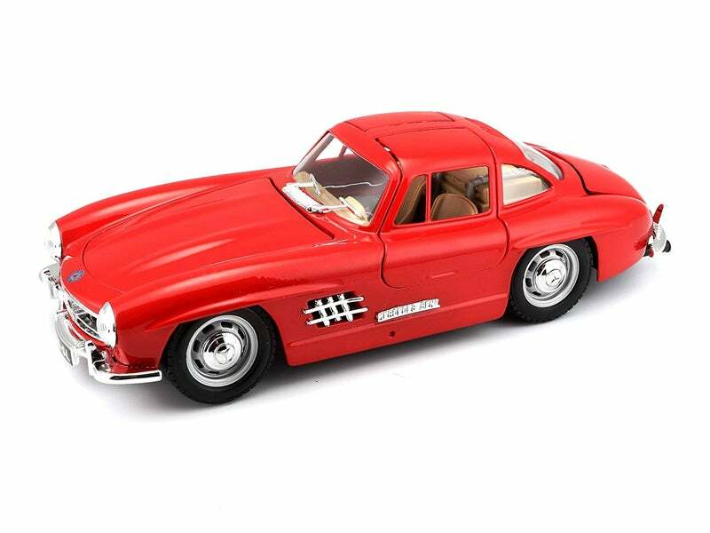 1954 Mercedes-Benz 300SL Coupe Red 1:24 Scale Diecast Model