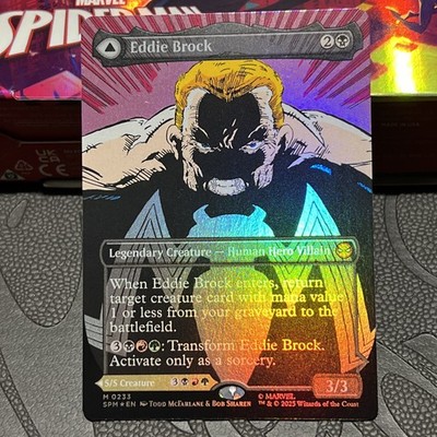 MTG エディ・ブロック/Eddie Brock 英語 ボーダーレス FOIL d*4様