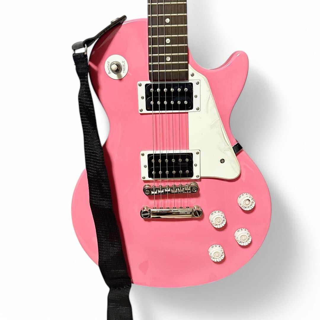 エピフォン レスポール100 ピンク エレキギター 限定品 稀少