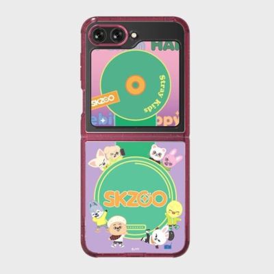SKZOO CD Stray Kids x Samsung Galaxy Z Flip5 Flip Suit Case + Flip