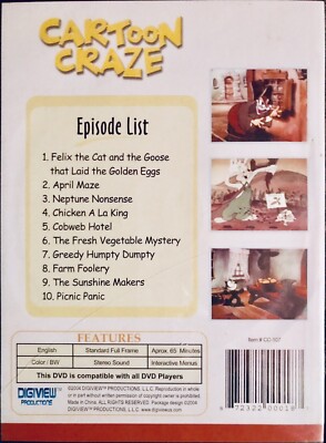 Cartoon Craze Felix the Cat & Friends Neptune Nonsense New Sealed