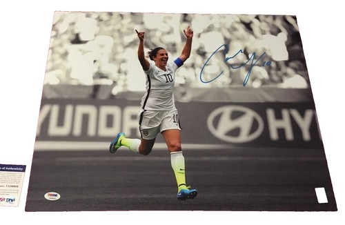 サッカー女子アメリカ代表 証明書付き カーリーロイド 直筆サイン入り