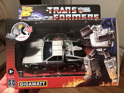 Transformers Back to the Future Mash-Up Delorean Gigawatt 35th
