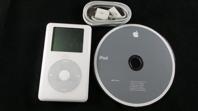 Vintage Apple iPod A1059 20 GB - 4th Generation - White (M9282LL/A