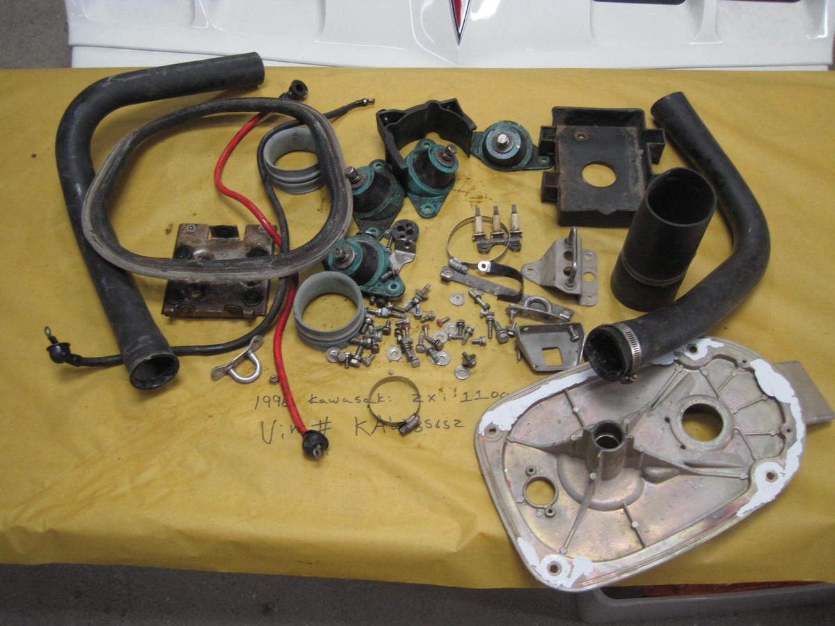1996-2003 Kawasaki ZXi 1100 ZX i STX parts lot Mounts Seal Hose